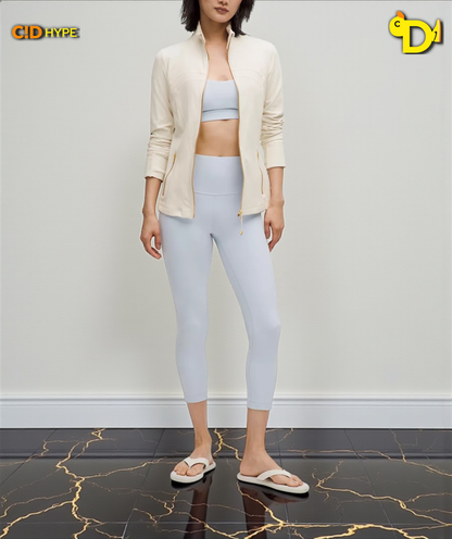 Define Jacket Nulu "Light Ivory/Gold/Gold"