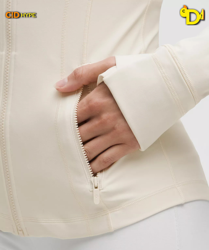 Define Jacket Nulu "Light Ivory"
