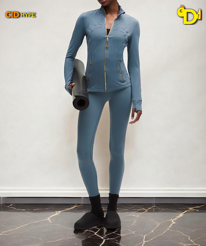 Define Jacket Nulu "Steel Blue/Gold/Gold"