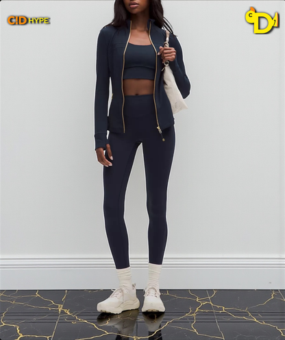 Define Jacket Nulu "True Navy/Gold/Gold"