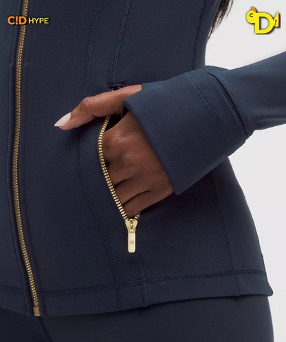 Define Jacket Nulu "True Navy/Gold/Gold"
