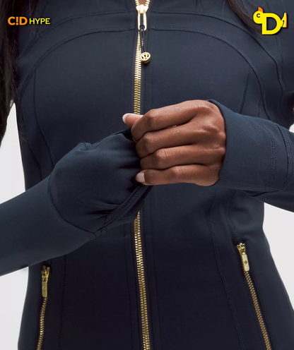 Define Jacket Nulu "True Navy/Gold/Gold"