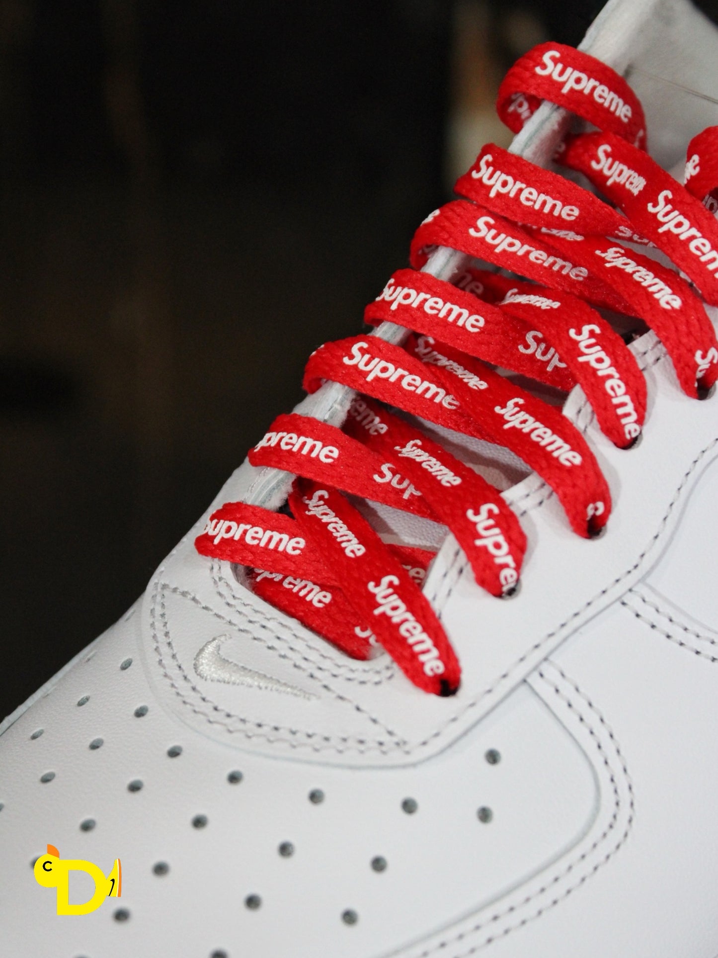 Nike Air Force 1 x Supreme "White/White"