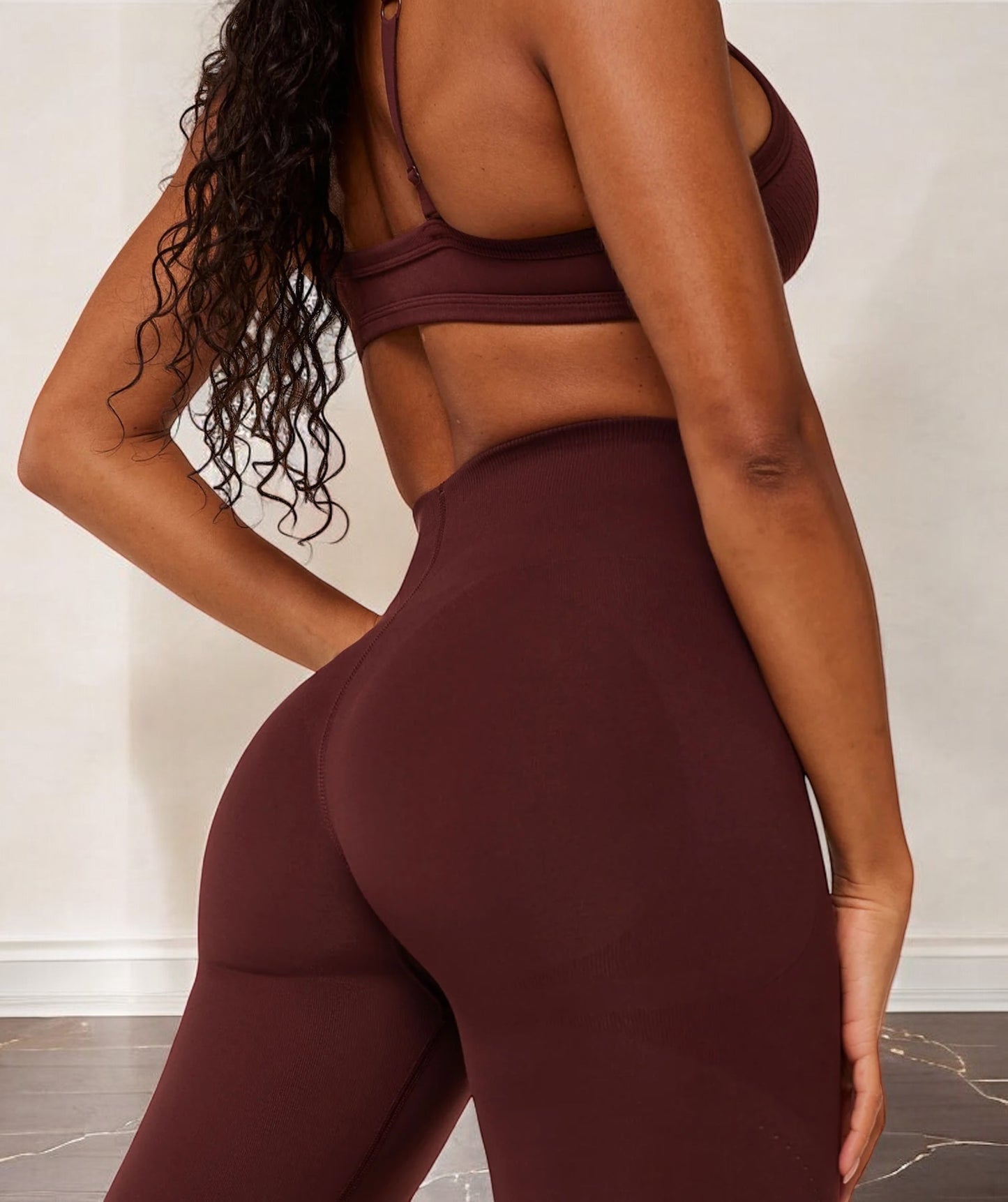 Energise Seamless Leggings “Rich Maroon”