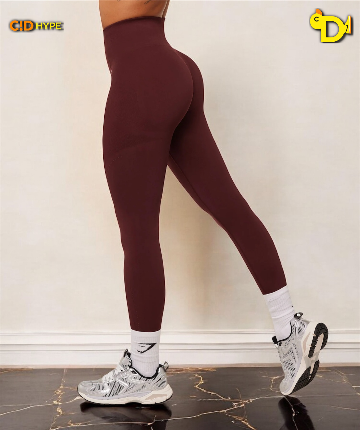Energise Seamless Leggings “Rich Maroon”