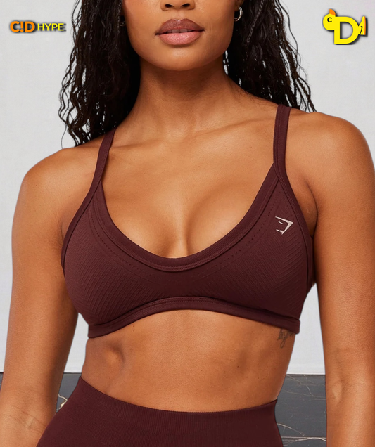 Energise Seamless Sport Bra “Rich Maroon”