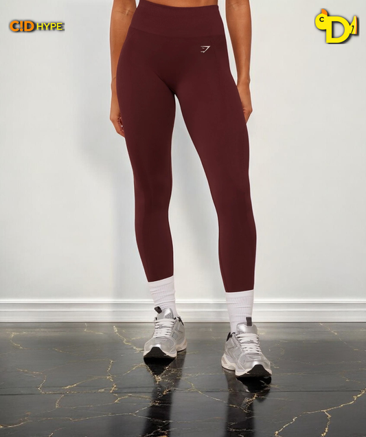 Energise Seamless Leggings “Rich Maroon”
