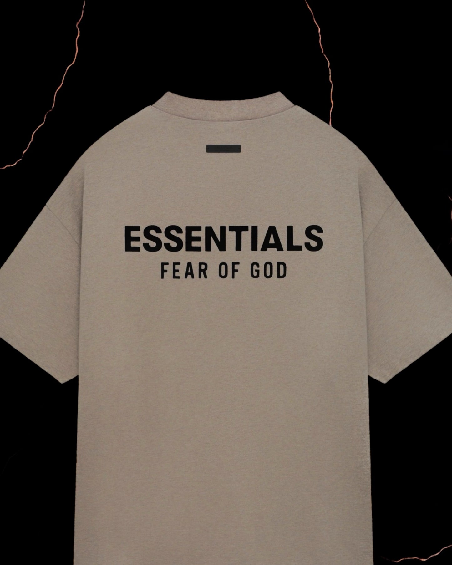 Essentials Jersey Crewneck tee "Heather Gray"
