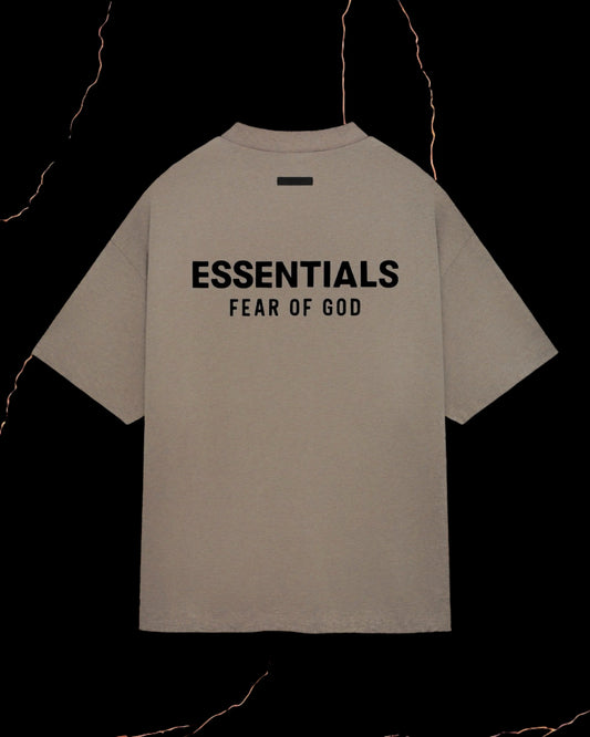 Essentials Jersey Crewneck tee "Heather Gray"