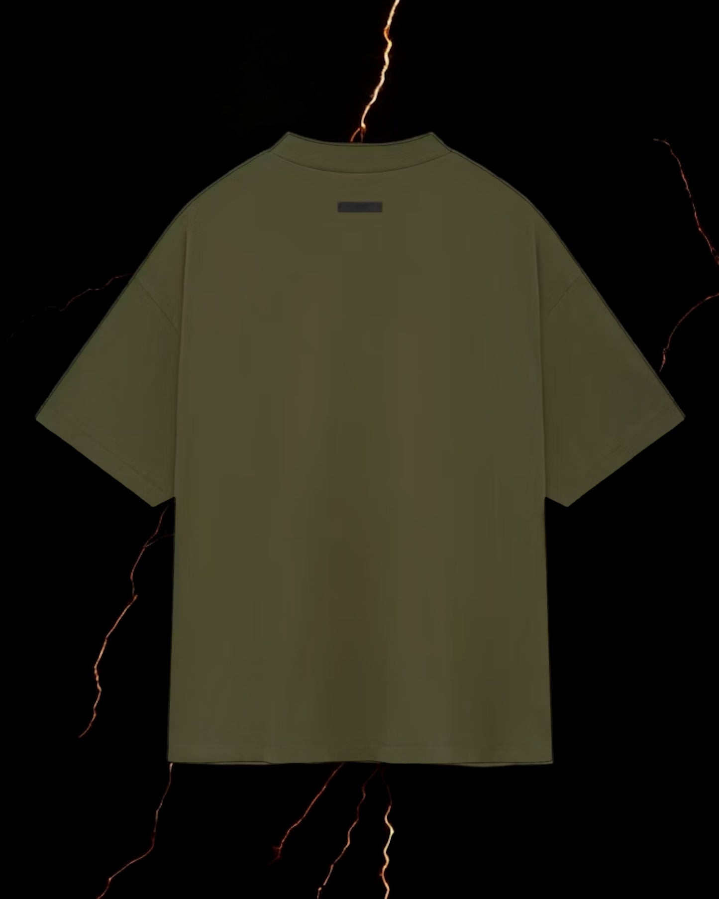Essentials Jersey Crewneck tee "Military"