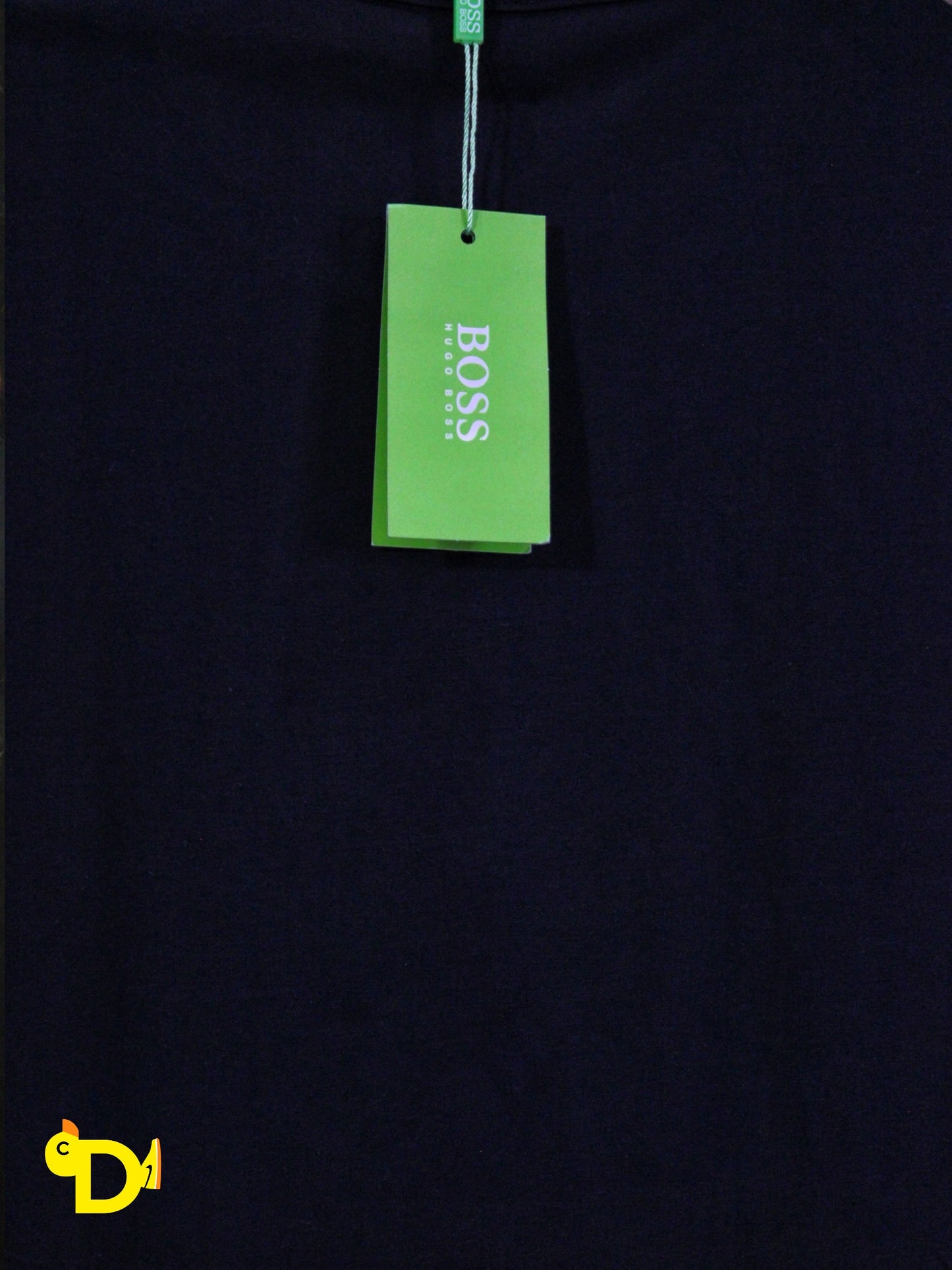 Playera Boss color negro con estampado verde