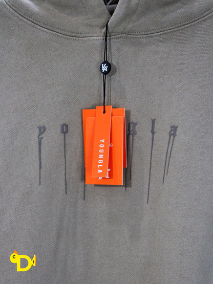 551 - Drippy Skull Hoodie (Beige)