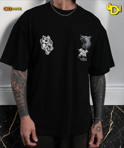 Fenrir Storm "Premium" Oversized Tee in Black