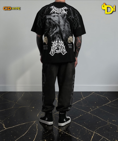 Fenrir Storm "Premium" Oversized Tee in Black