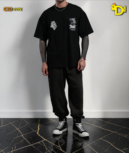 Fenrir Storm "Premium" Oversized Tee in Black