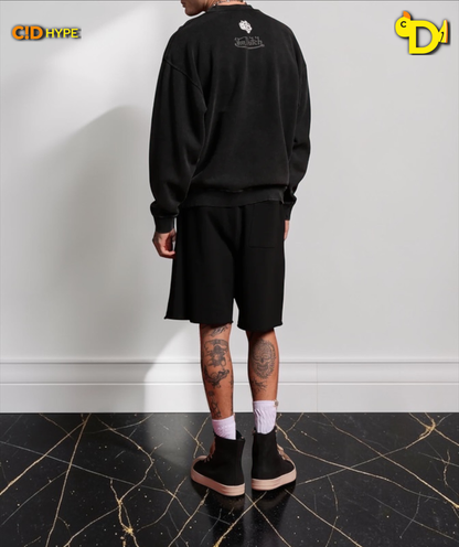 Flight Club London Crewneck in Black