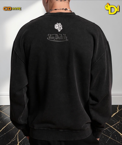 Flight Club London Crewneck in Black