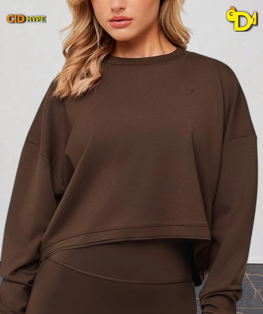 Flow Long Sleeve Top “Archive Brown”