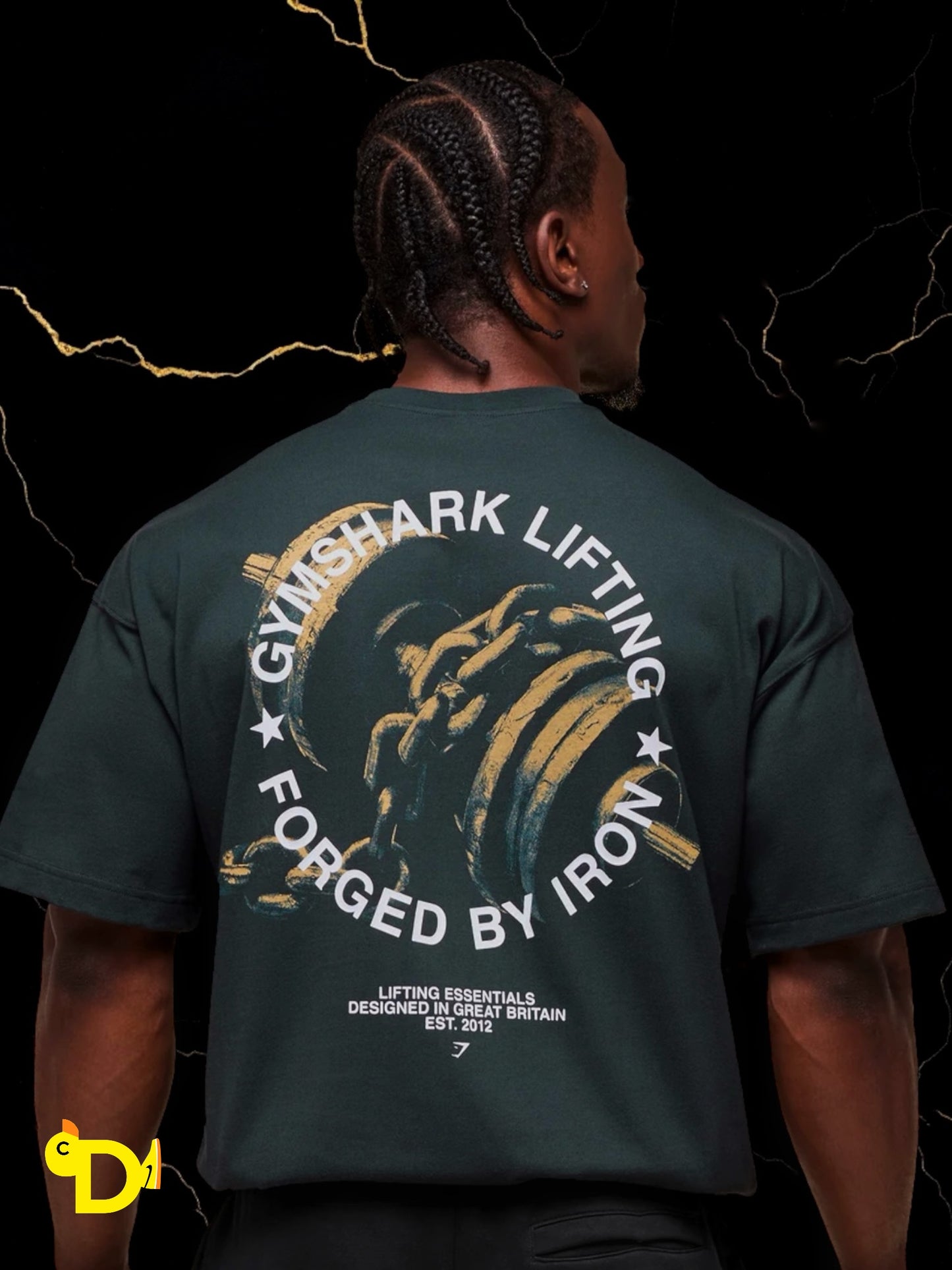 Forged By Iron T-Shirt "Darkest Teal"
