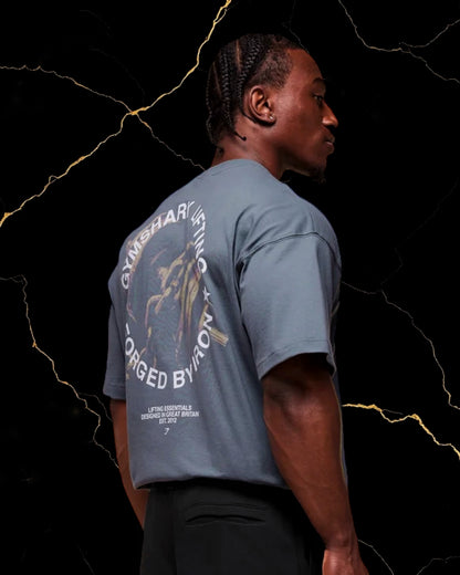 Forged By Iron T-Shirt "Iron Blue"