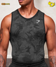 Geo Seamless Tank "Black/Charcoal Grey"