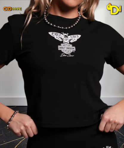 HD-Moth "Timeless" Tee in Black