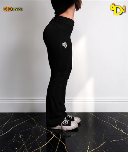 Harley-Davidson Wolves Romy Foldover Pants in Black