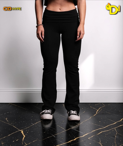 Harley-Davidson Wolves Romy Foldover Pants in Black