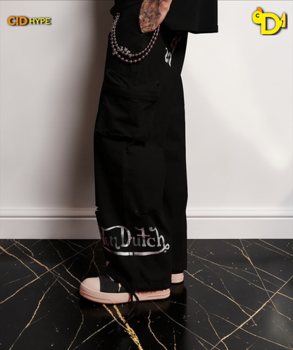 Hellbound Duke Cargo Pants in Black