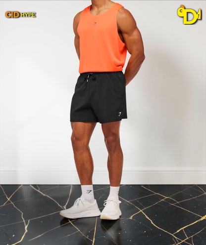 Hybrid Engineered Jacquard Tank "Dayglow Peach"