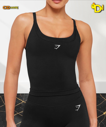 Interval Seamless Midi Tank "Black"
