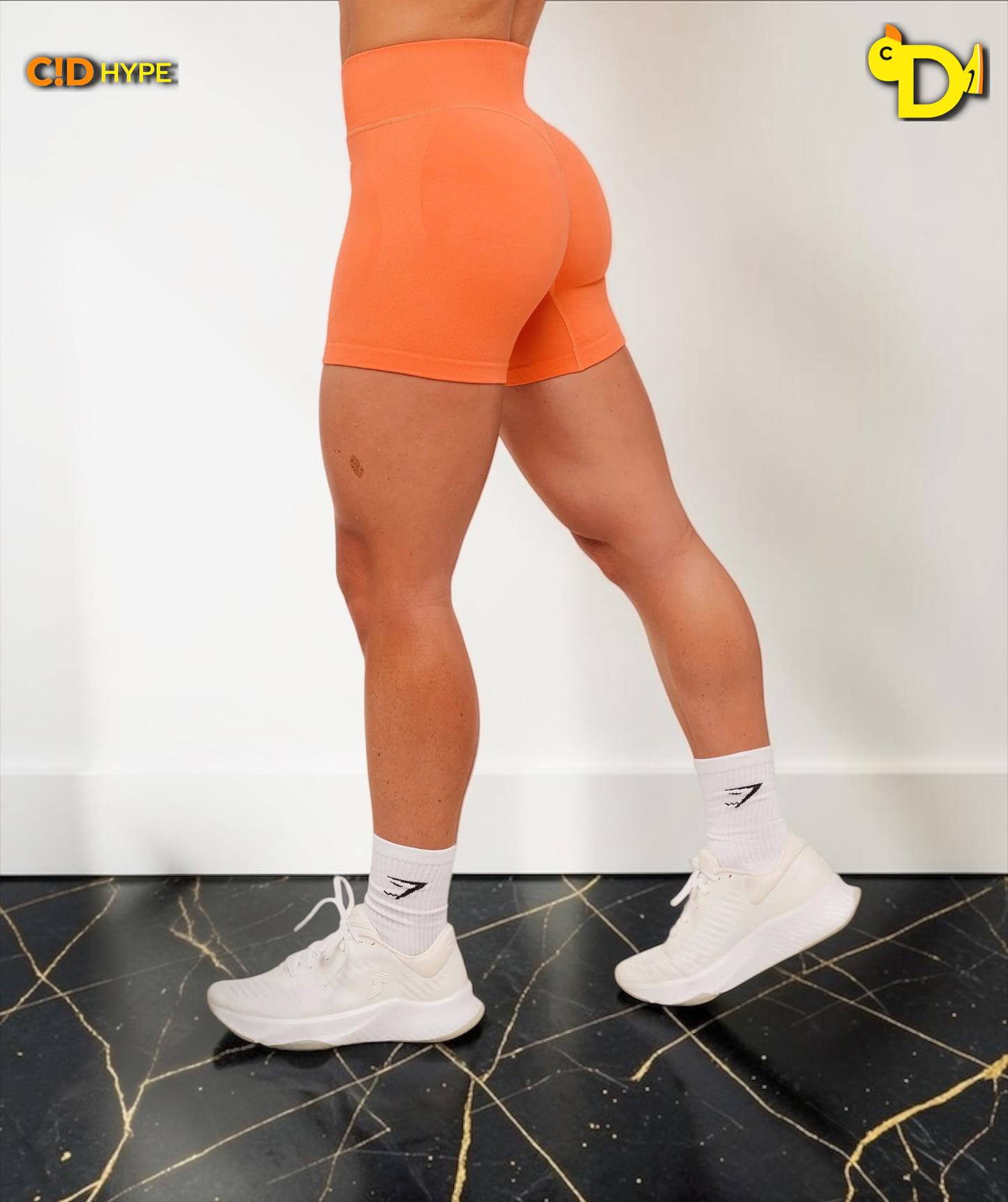 Interval Seamless Shorts "Dayglow Peach"