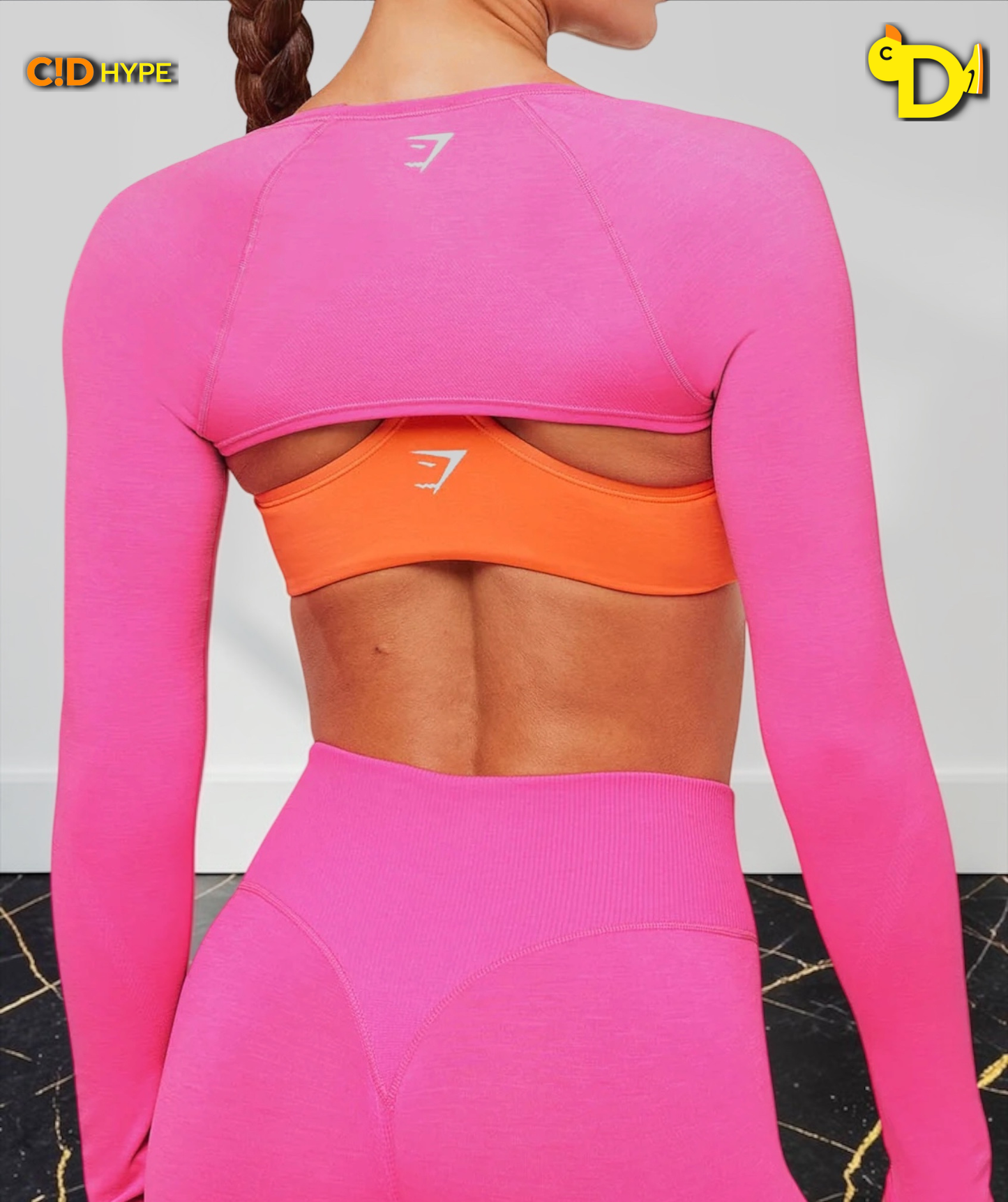 Interval Seamless Shrug "Electric Pink"