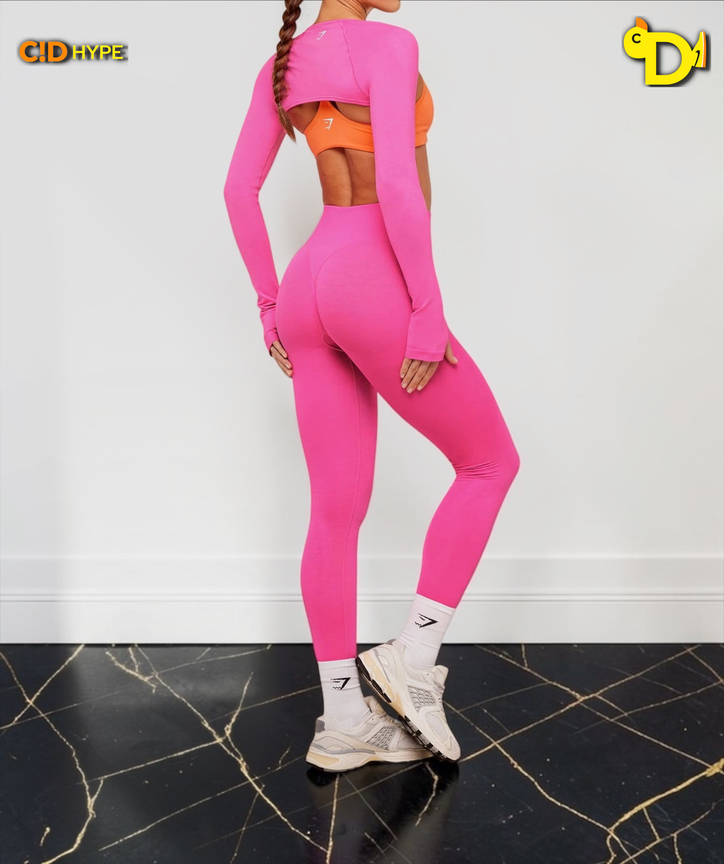 Interval Seamless Shrug "Electric Pink"