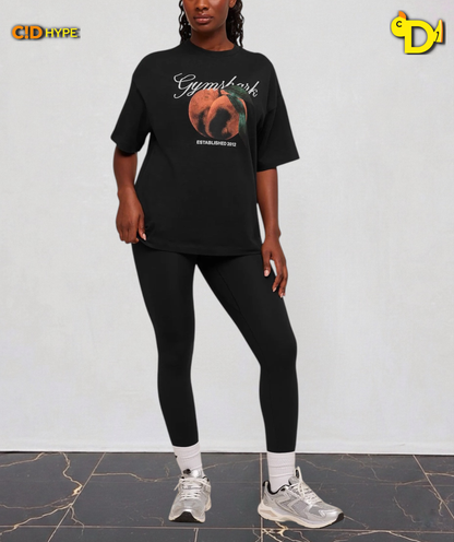 Juicy Peach Short Sleeve T-Shirt “Black”