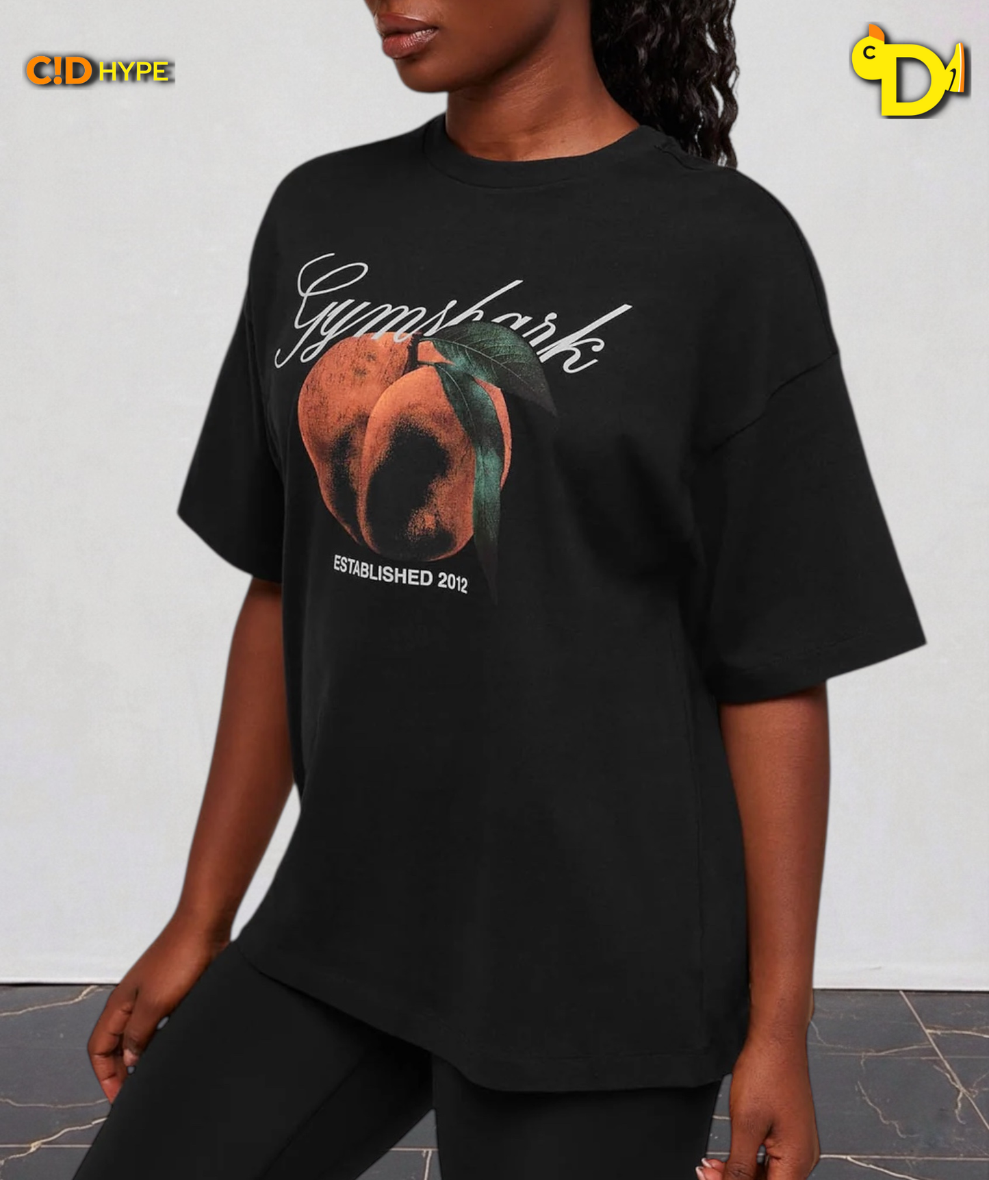 Juicy Peach Short Sleeve T-Shirt “Black”