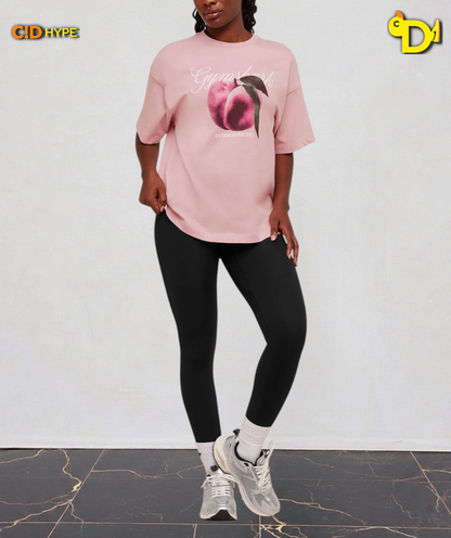 Juicy Peach Short Sleeve T-Shirt “Cloud Pink”