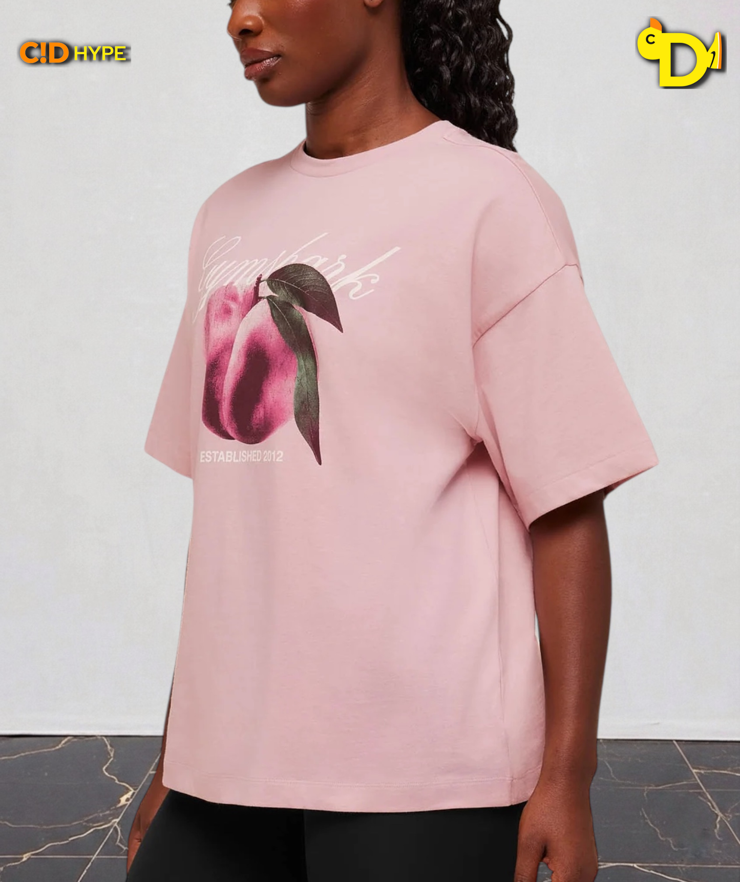 Juicy Peach Short Sleeve T-Shirt “Cloud Pink”