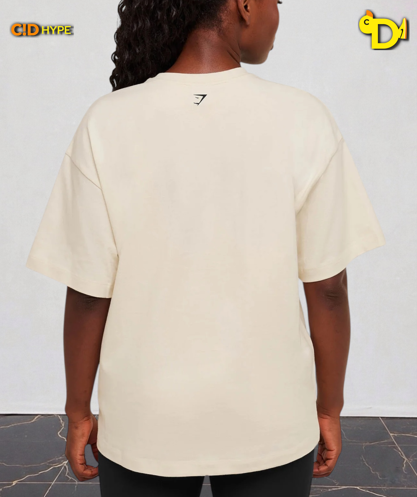 Juicy Peach Short Sleeve T-Shirt “Oat White”