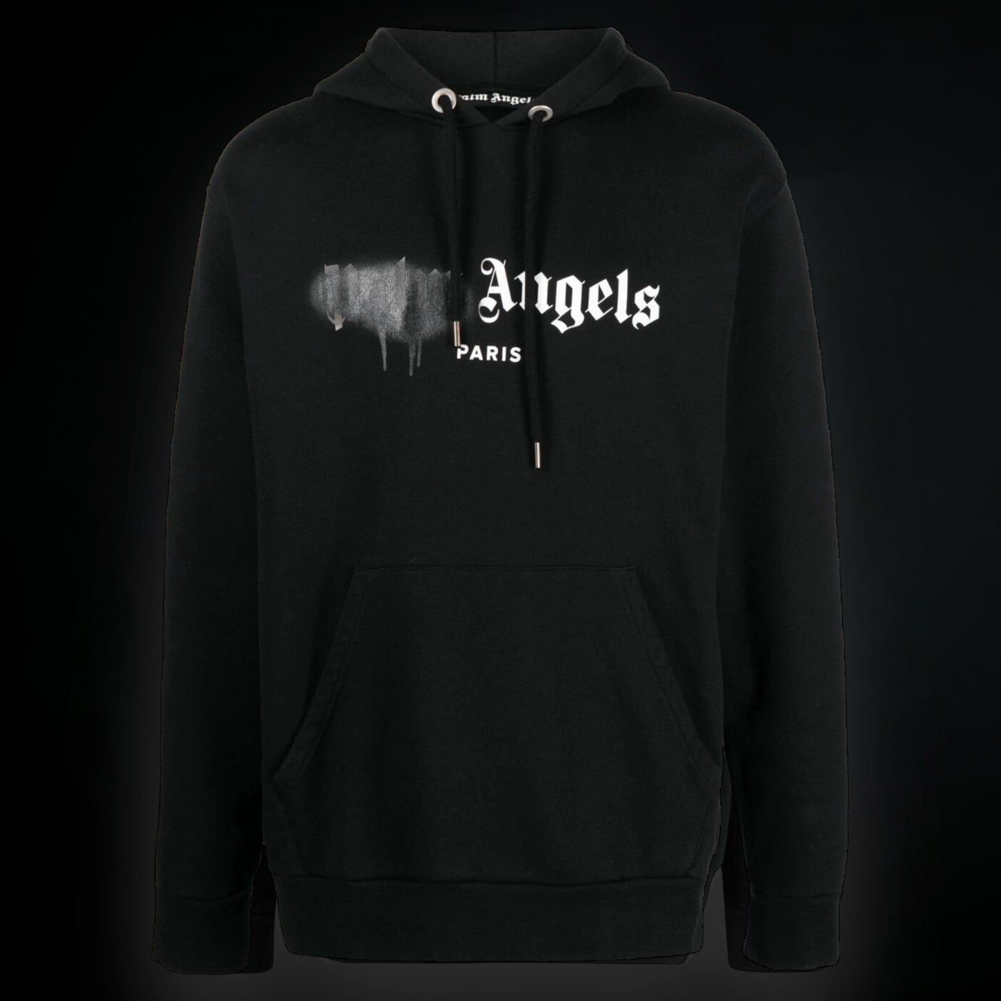 Palm Angels Paris Sprayed Hoodie "Black"