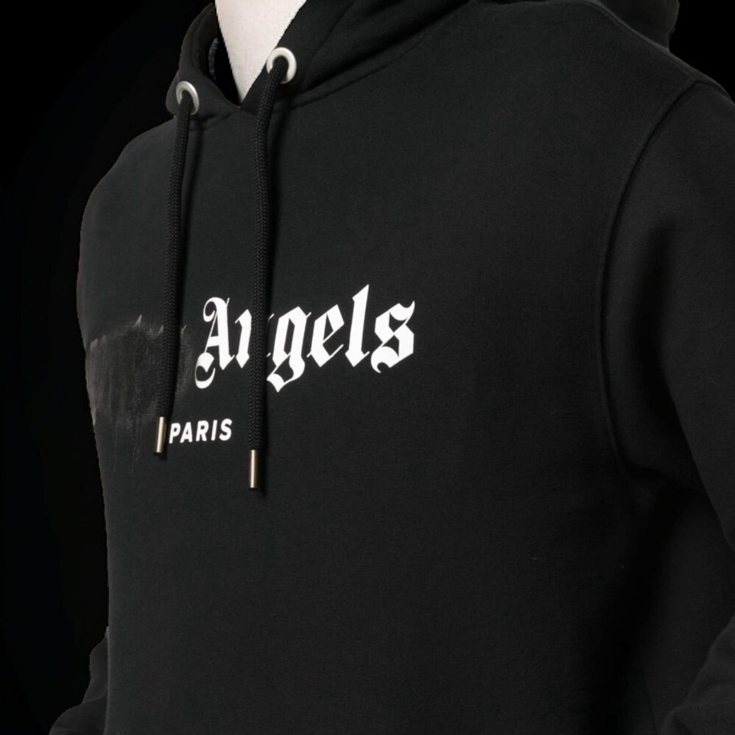 Palm Angels Paris Sprayed Hoodie "Black"