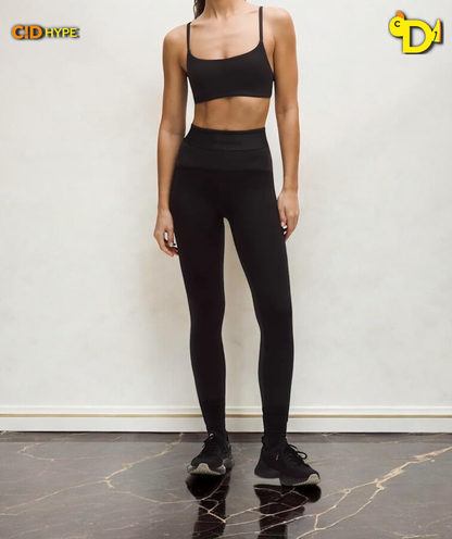 License to Train High-Rise Tight 25" Logo "Black"