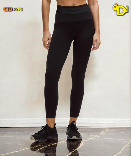 License to Train High-Rise Tight 25" Logo "Black"