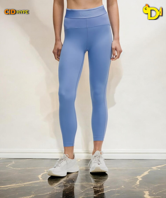 License to Train High-Rise Tight 25" Logo "Prep Blue"