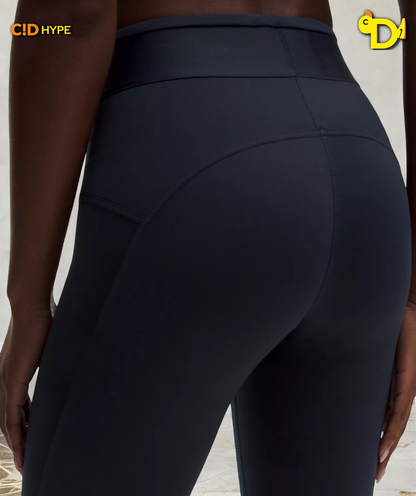 License to Train High-Rise Tight 25" Logo "True Navy"