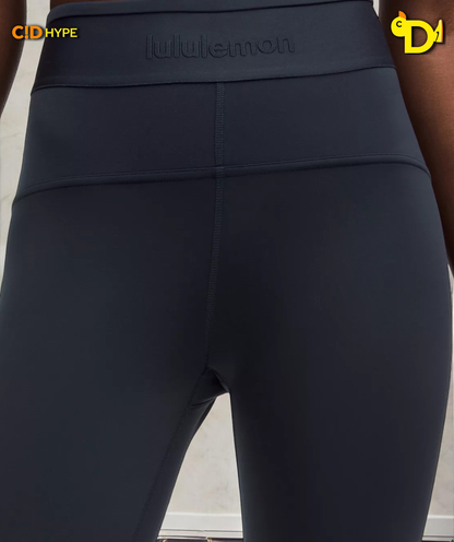 License to Train High-Rise Tight 25" Logo "True Navy"