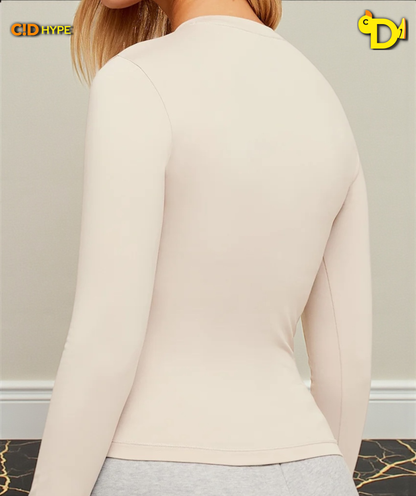 Lifestyle Long Sleeve Top “Pebble Grey”