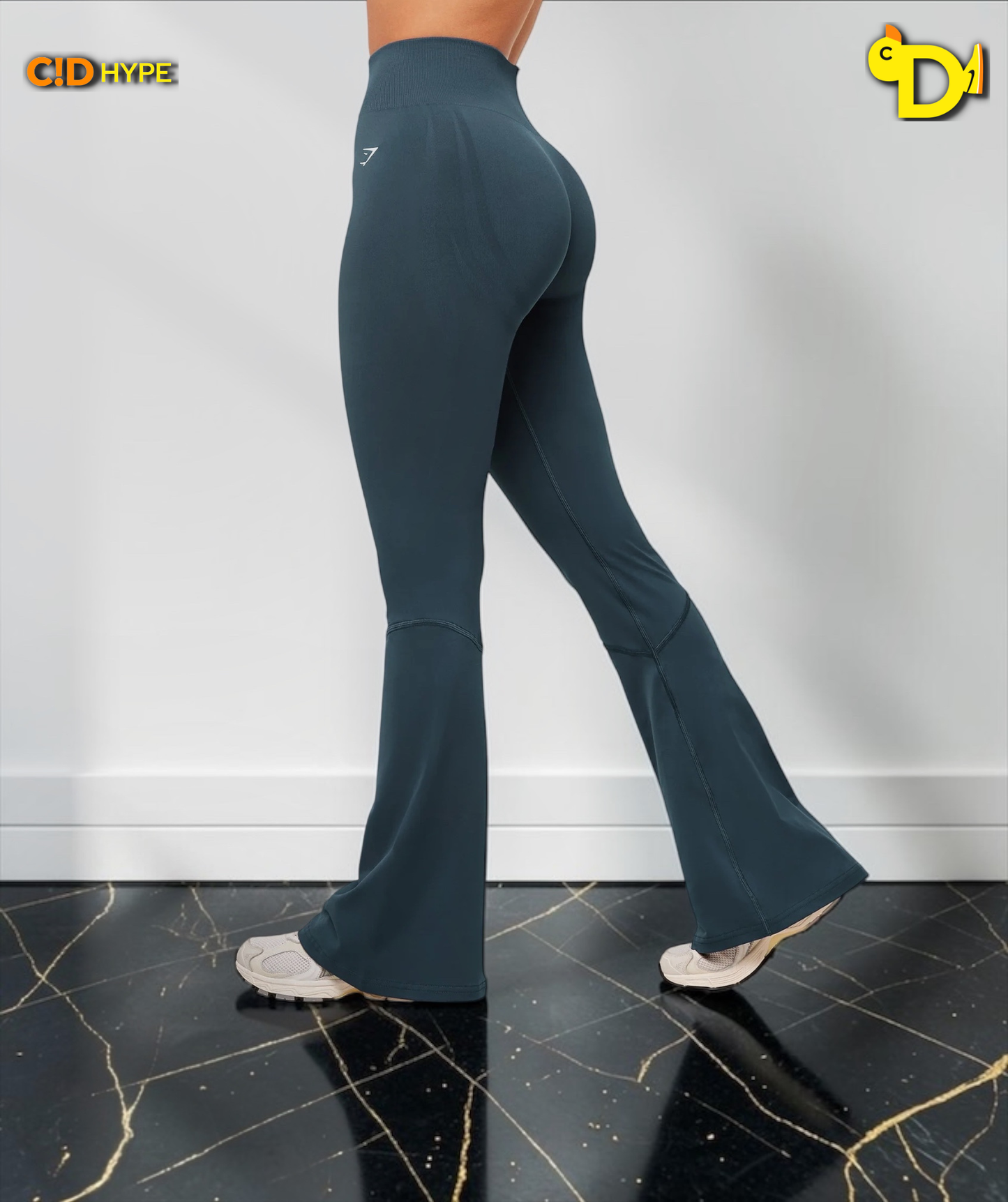 Light Hold Flared Leggings "GS Stealth Blue"