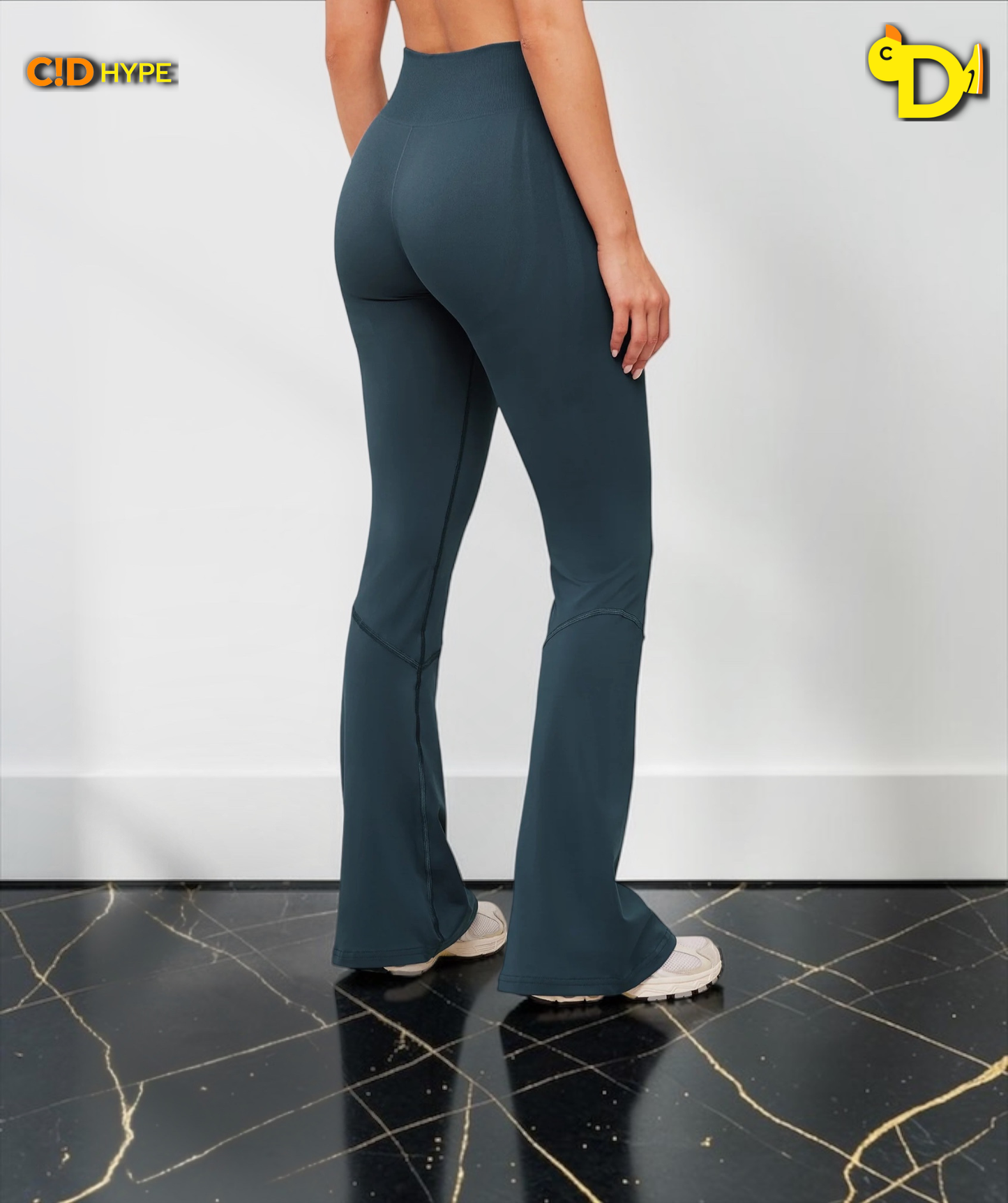 Light Hold Flared Leggings "GS Stealth Blue"