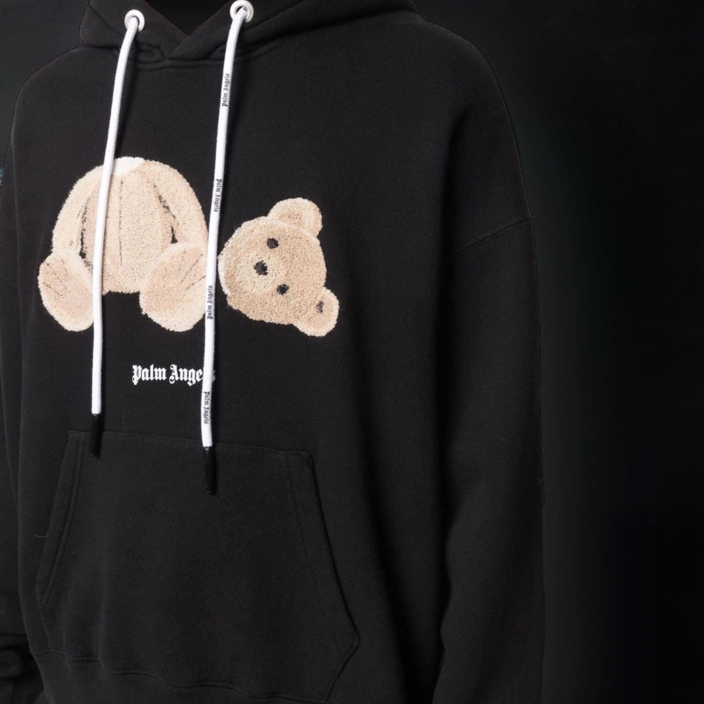 Palm Angels Kill The Bear Popover Hoodie "Black"